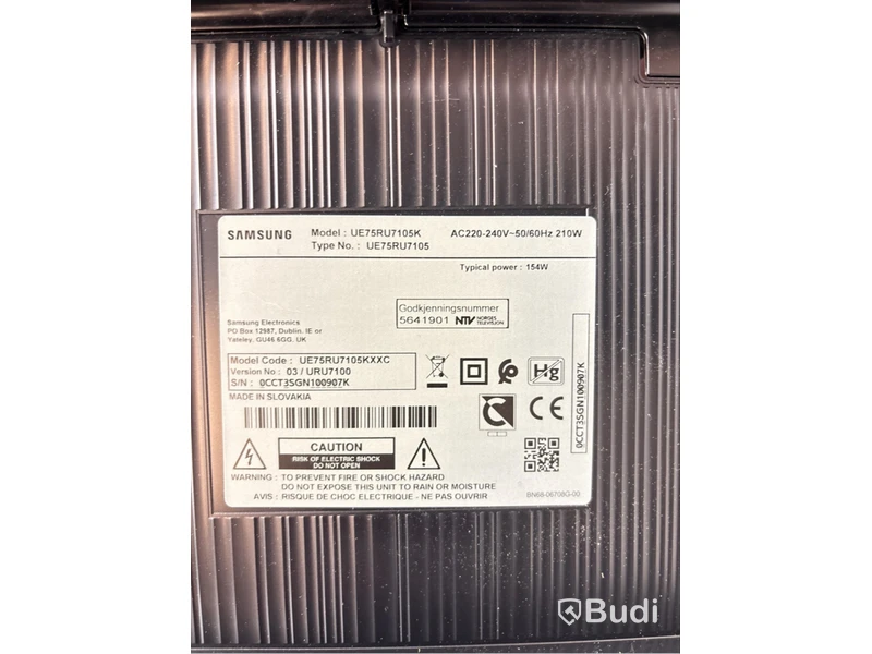 TV Samsung UE75RU7105K, 75 tum