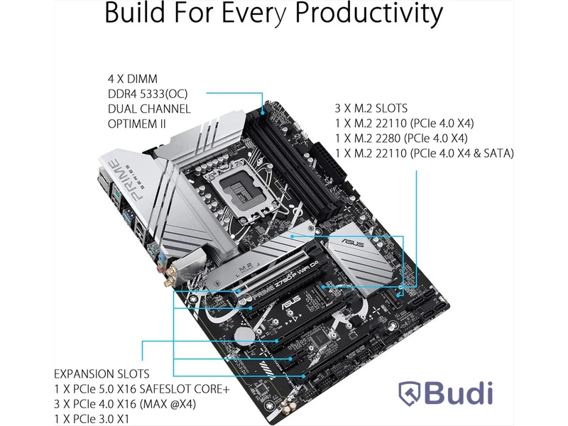 Moderkort ASUS Prime Z790-P WiFi D4
