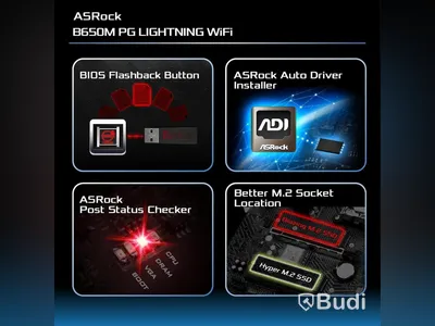 Moderkort ASRock B650M PG Lightning WiFi