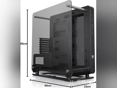 Datorchassi Thermaltake Core P6 TG Black