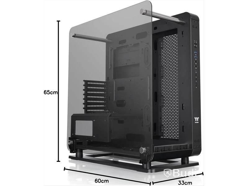 Datorchassi Thermaltake Core P6 TG Black