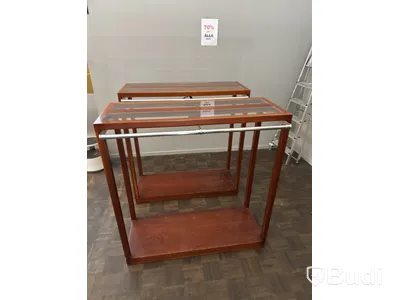 2 st. Klädhästar i trä