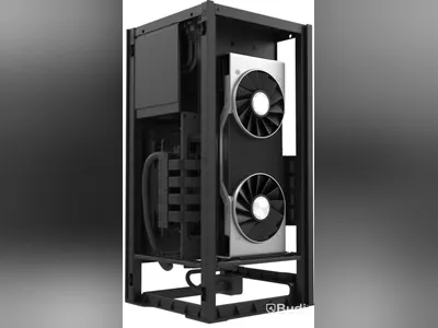 Datorchassi NZXT H1 svart