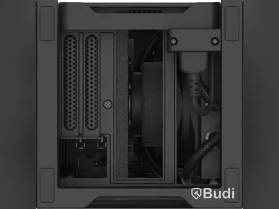 Datorchassi NZXT H1 svart