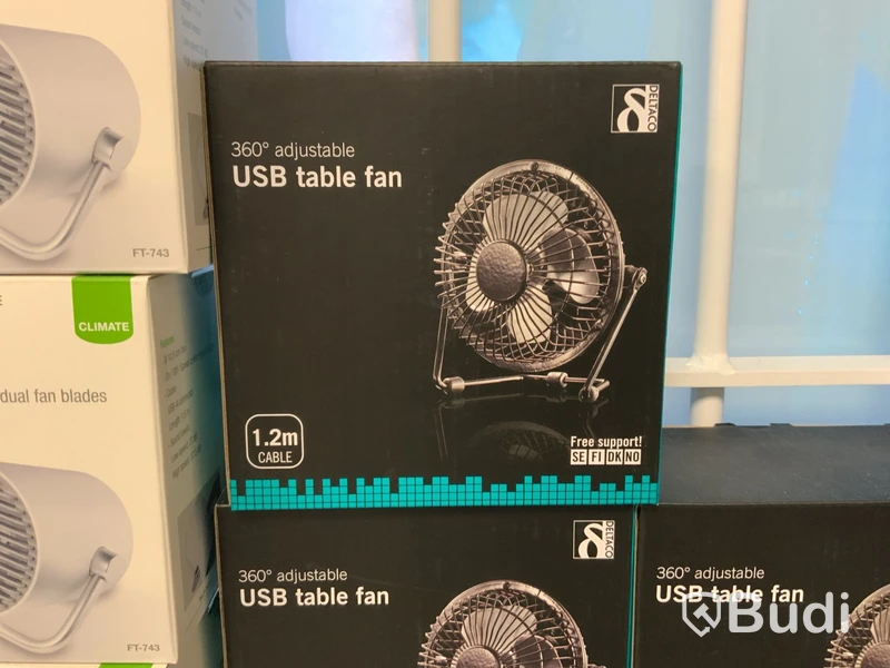 Parti med diverse USB fläktar
