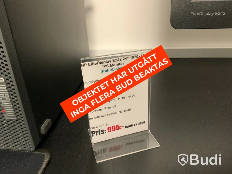 Stationär dator HP EliteDesk 800 G3 inkl. skärm