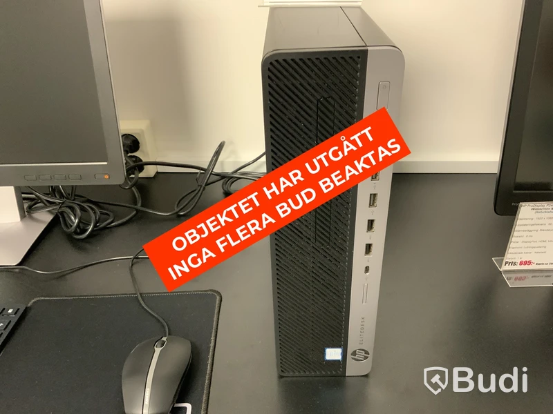 Stationär dator HP EliteDesk 800 G3 inkl. skärm