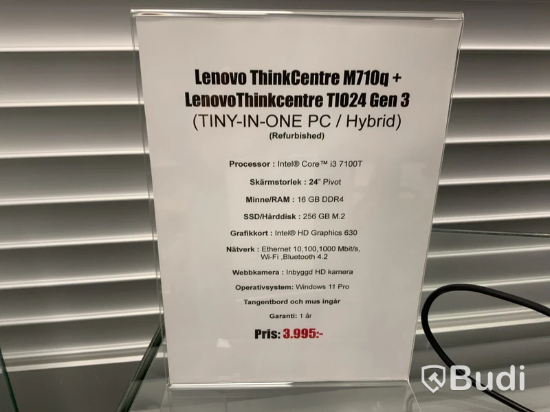 Dator All in One Lenovo ThinkCentre M710q + TIO24 Gen3