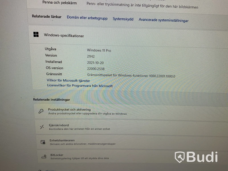 Stationär dator inkl. skärm och skrivare