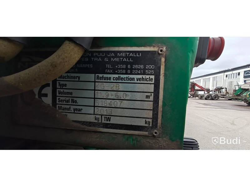 Baklastare Volvo FE 6x2 -2013