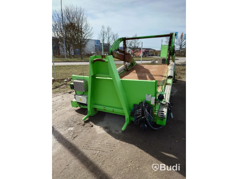 Lastväxlarflak med liftdumper byggnation