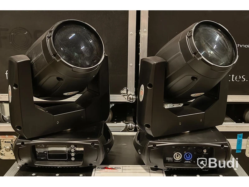 2 st, moving head, FOS Scorpio beam, inkl. case.