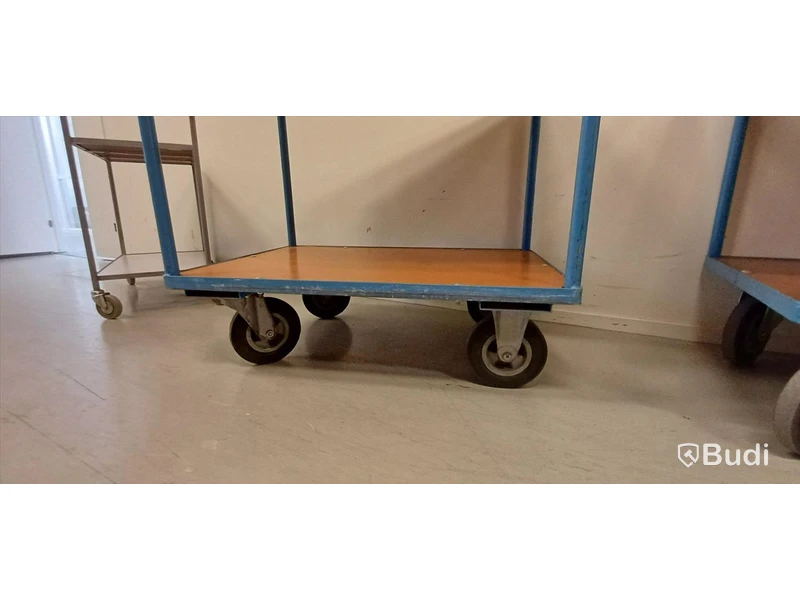 Rullvagn - bordsvagn - lagervagn  - blå - 100*70*90 cm