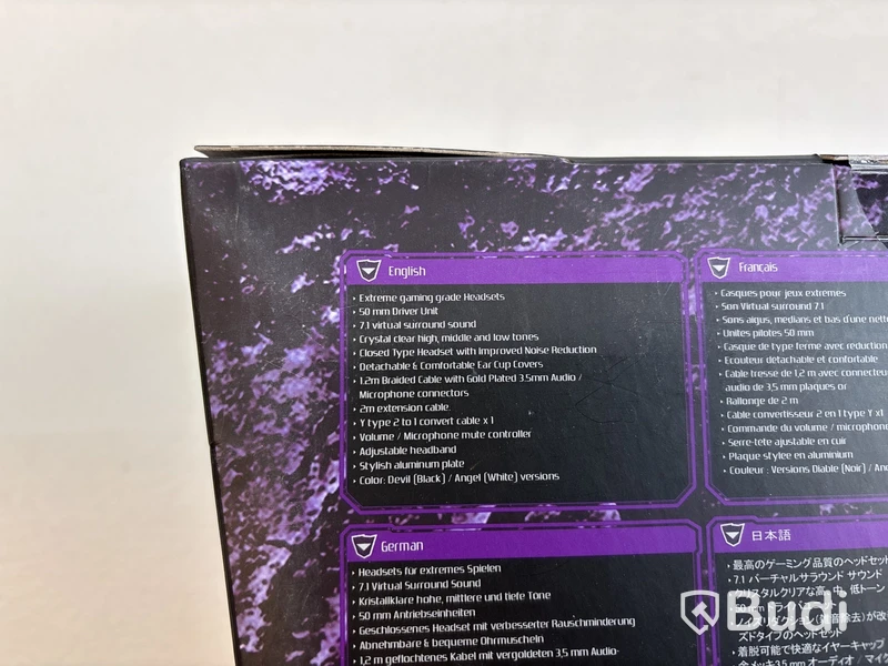 2 st. Headset Kuvén, Tesoro-A1 2.0 Devil