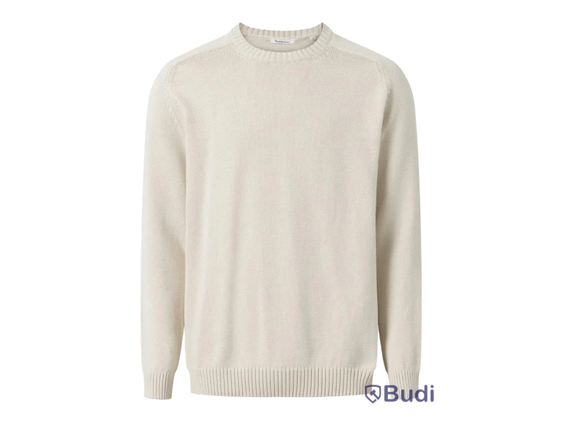 Tröja Cotton Apparel Knowledge, crewneck, kräm/off white, stl. XXl