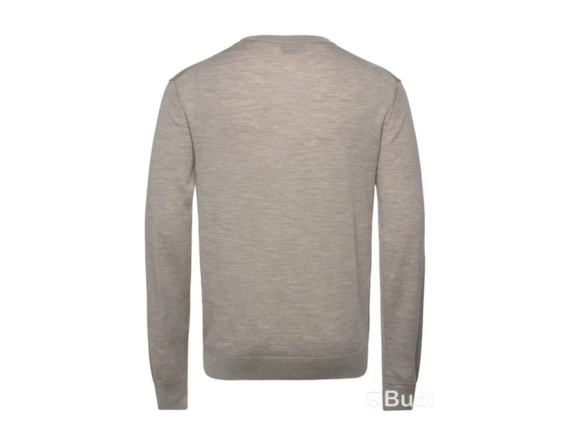 Stickad tröja Les Deux, Greyson merinoull, sand/beige, stl. XXL