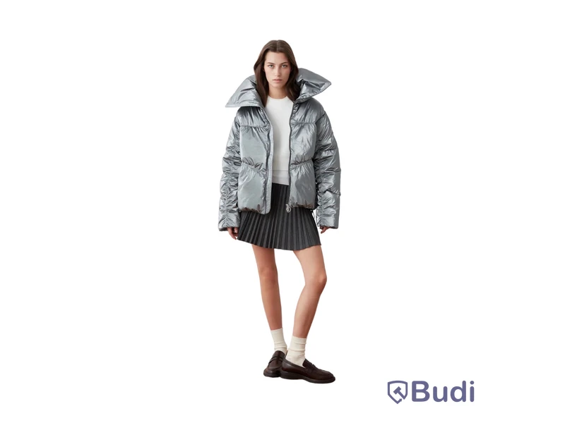 Jacka Colmar, Ladies Down Jacket, silver, stl. 40