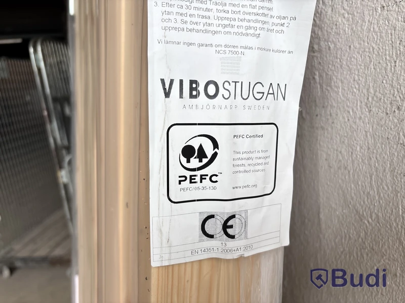 Källförrådsdörr Vibostugan, 8x19 vänster