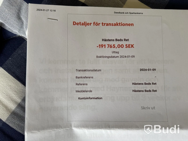 Säng Hästen Adjustable Medium -2024