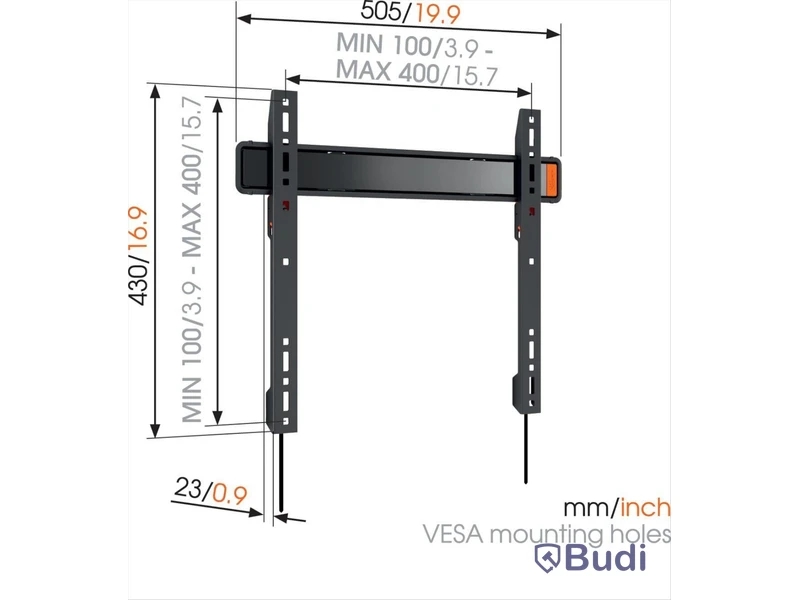 Väggfäste WALL 3205 Fixed TV Wall Mount