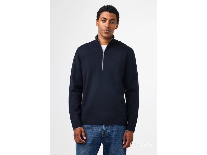 Tröja Harald Half zip 6530 NN.07, deep navy, stl. XXL