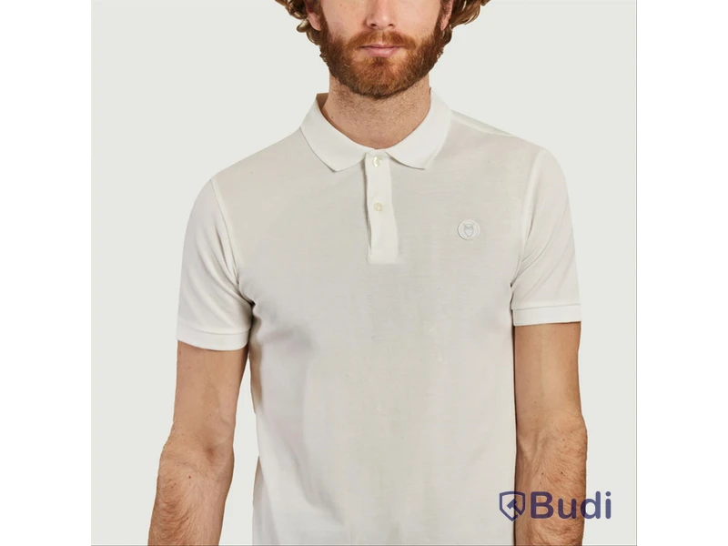 Pikétröja Linen Rowan Polo, bright, white, stl. M