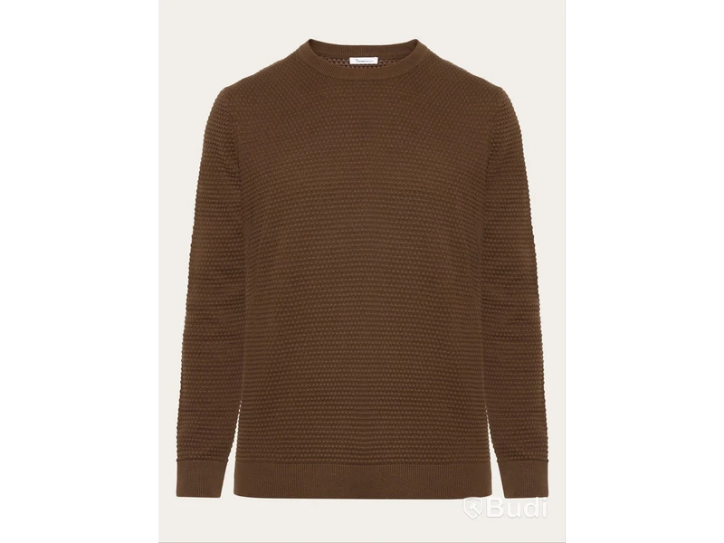 Tröja Bubble Knit Crew Vagan Reg, brun, stl. XL
