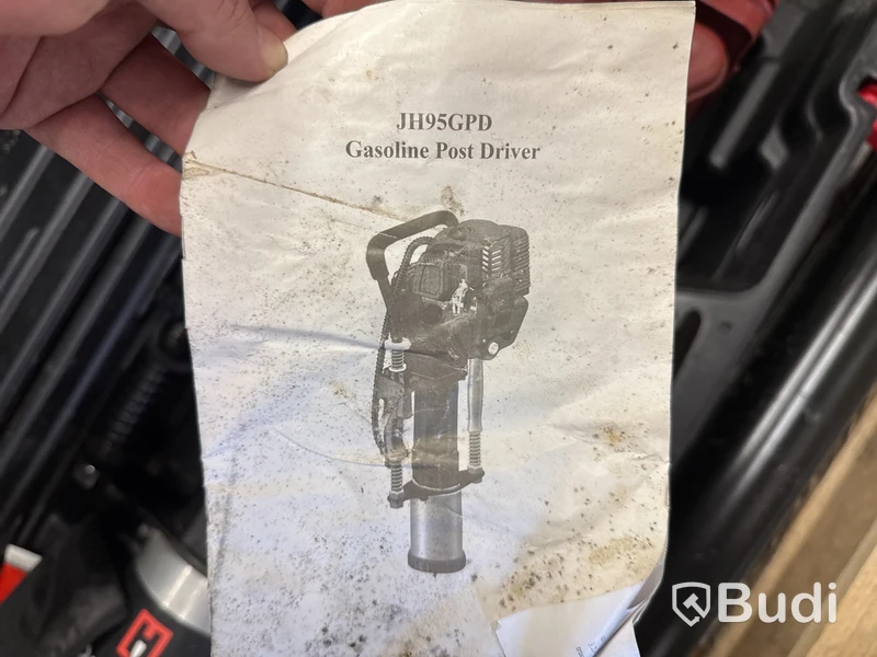 Stolpdrivare med tillbehör