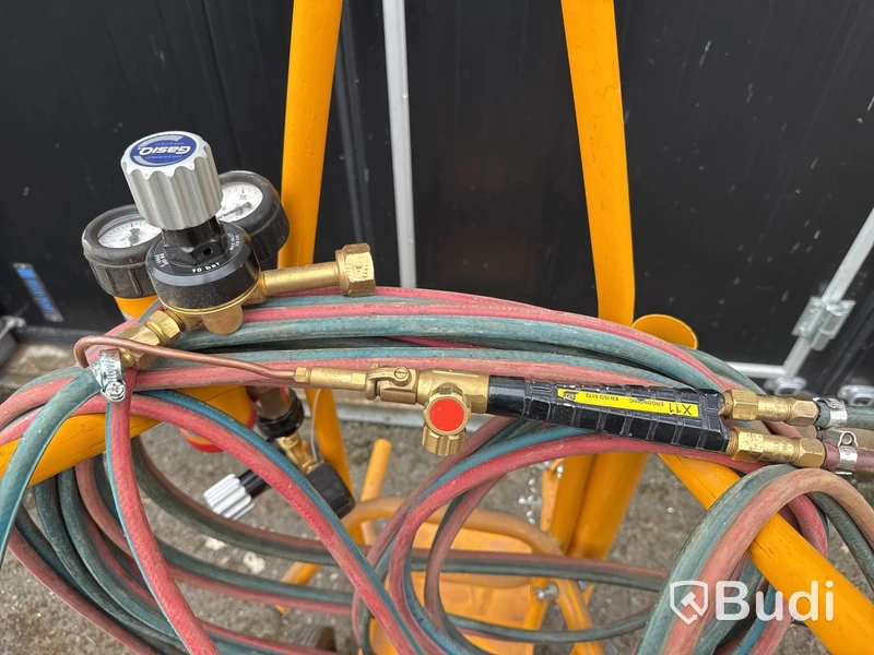 Gassvetsvagn med slang & regulatorer