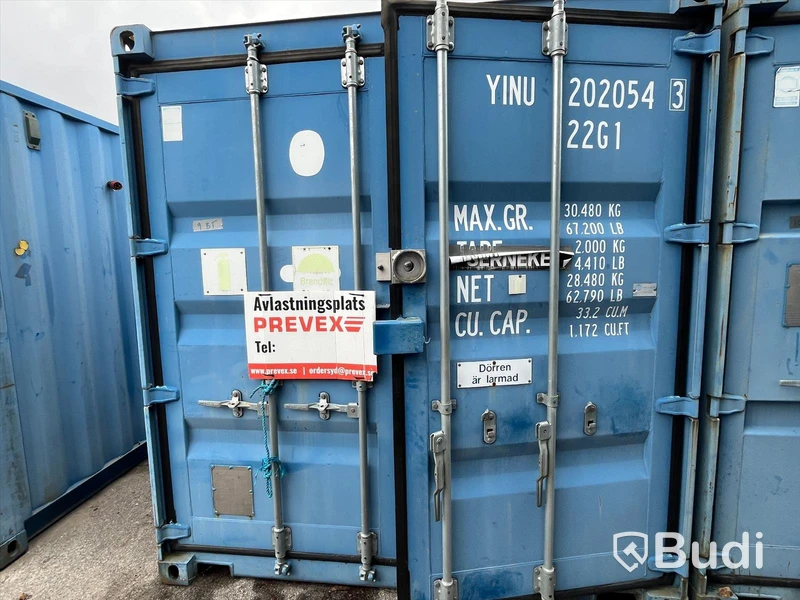 Container 20 fot isolerad, elcentral samt belysning