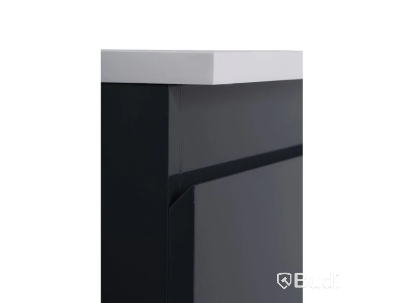 TVÄTTSTÄLLSSKÅP NORTIQ, VENEDIG MATT SVART 60CM
