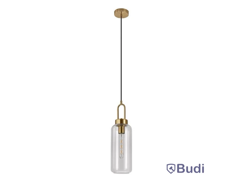 Pendellampa House Nordic, Wilma, diamter13 cm, glas/mässing