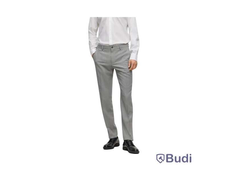 Kostymbyxor Trousers Boss, H-Genius 224, silver, stl. 48