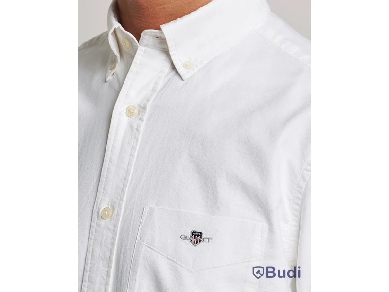 Skjorta Gant, Regular Classic Oxford Shirt, vit, stl. S