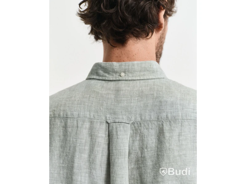 Skjorta Gant, Regular Linen Shirt, Kalamata grön, stl. XXL