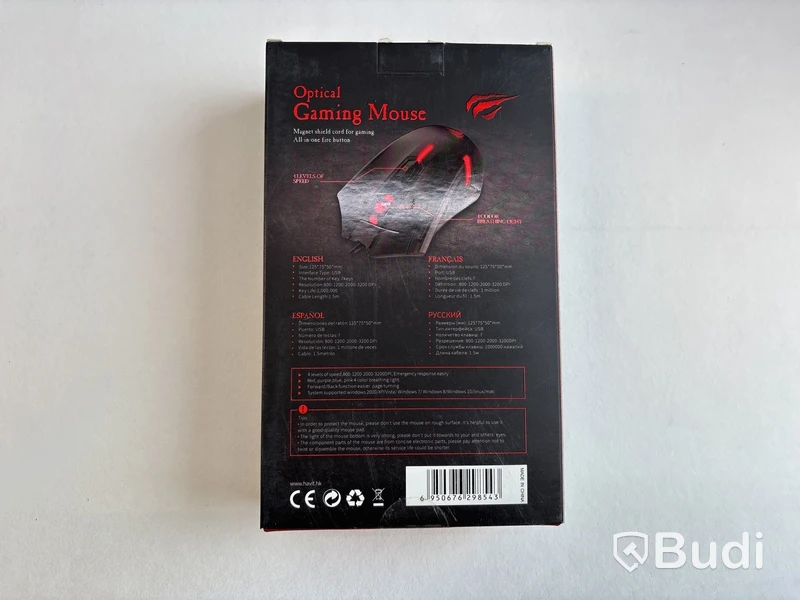 4 st. Gaming Tangentbord och 4 st. Möss Havit