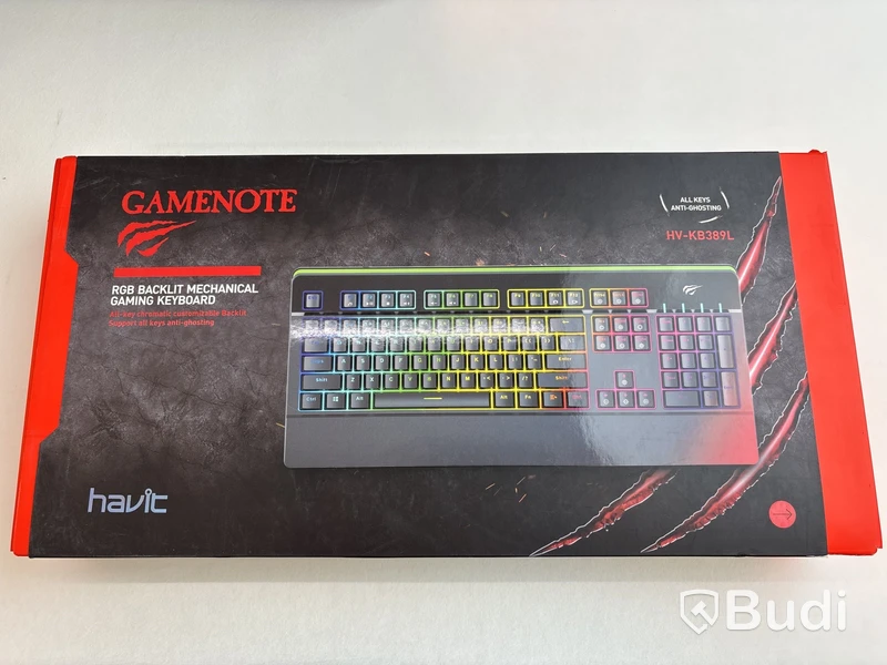 4 st. Gaming Tangentbord och 4 st. Möss Havit