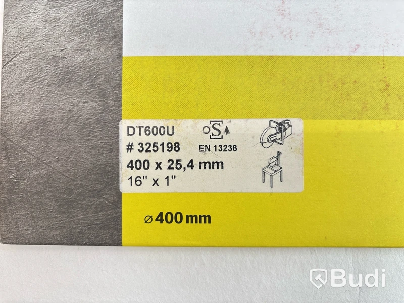 Diamantkapskiva Klingspor, DT600U, 400x25,4mm