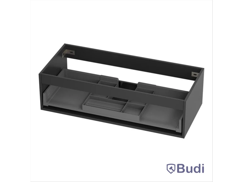 TVÄTTSTÄLLSSKÅP CAMARGUE SKÄRGÅRD 100CM SVART MATT