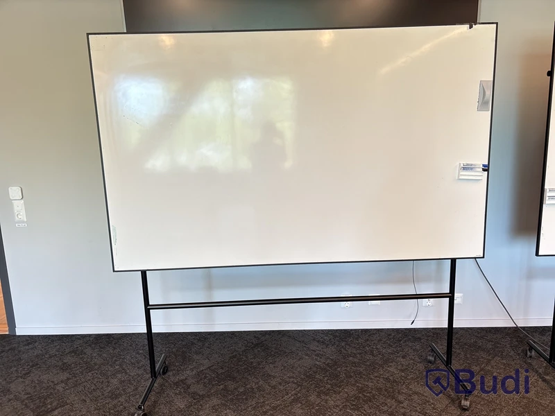 2 st. Whiteboardtavlor med hjul, Lintex