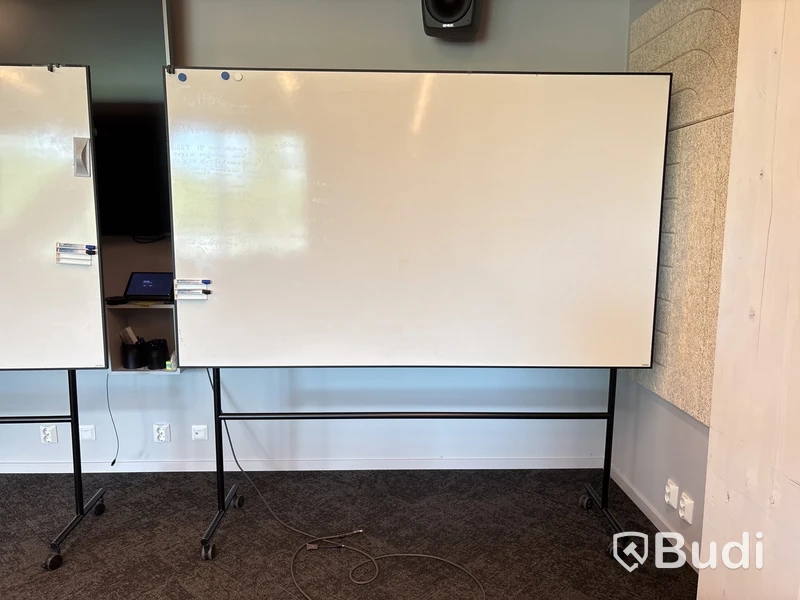 2 st. Whiteboardtavlor med hjul, Lintex