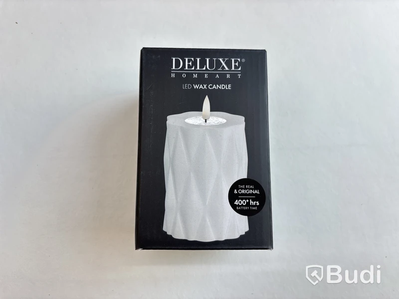 Parti med LED-blockljus och 1 st. LED-gran Deluxe Homeart och Star, olika modeller