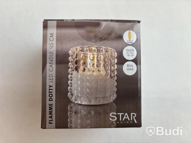 2 st. LED-ljus och LED-slinga girlang, Star