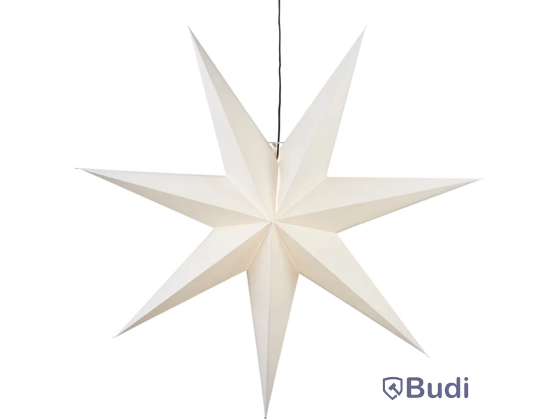 Adventsstjärna Star trading, vit