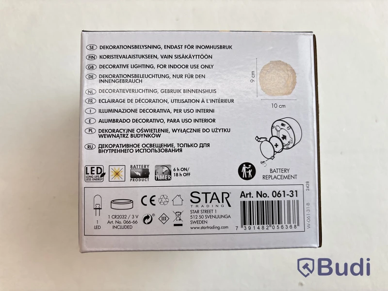 Parti med LED-blockljus och LED-snöboll Star trading, olika modeller