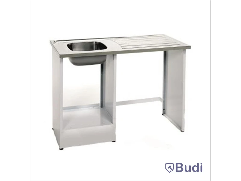 Tvättbänk Nimo, 8034249 rostfri/vit