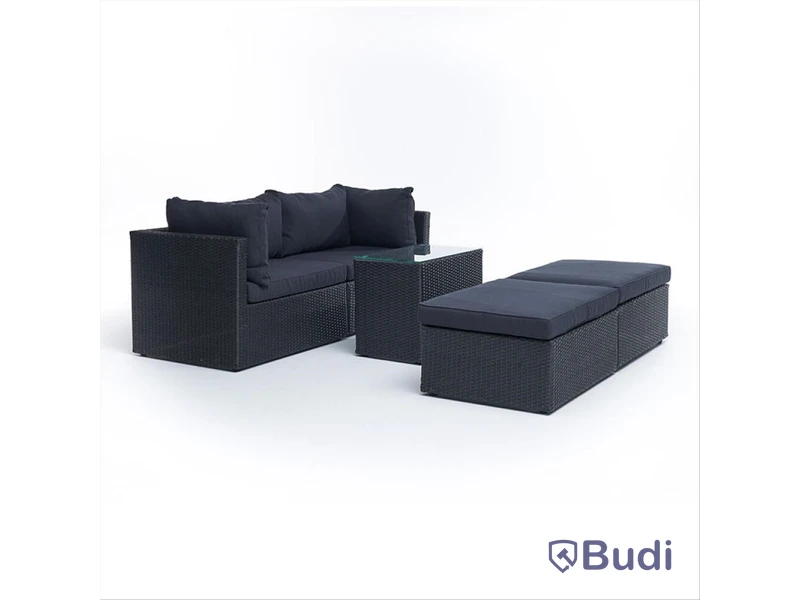 Loungset Sunfun, Öregrund, konstrotting, svart