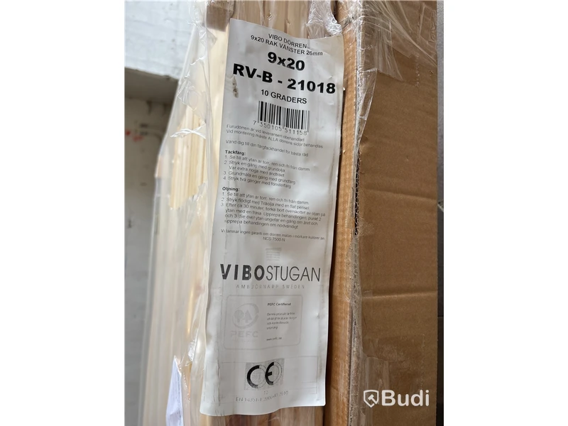 Kallförrådsdörr furu Vibostugan, Vibodörren, 9X20