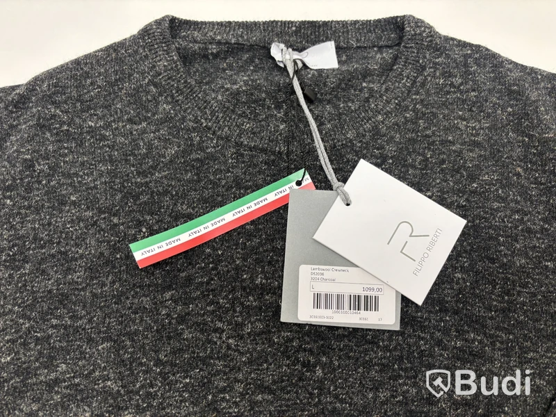 2 st. Tröjor Filippo Riberti, stl. L, Lamswool crewneck