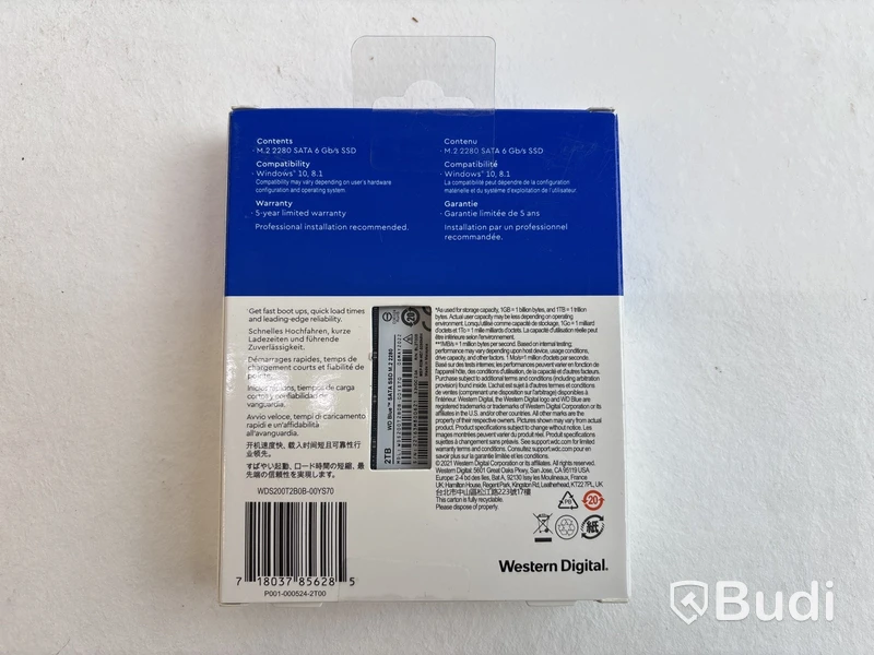 SSD Western Digital Blue, 3D M.2 2280